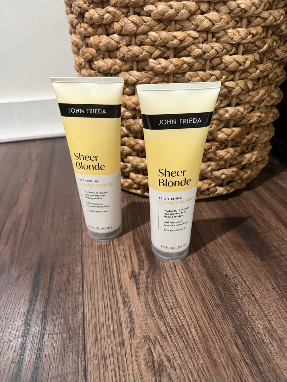 John Frieda Sheer Blonde Brightening Conditioner, 8.3oz, Pack of 2 New